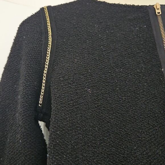 Limited Collection Women's Long Sleeves Sweater Size 8 Black & Gold - Picture 4 of 16